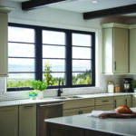 100 Series casement and picture windows; black interiors, black hardware, specified equal light grilles


Keywords: kitchen, lake, mountain
